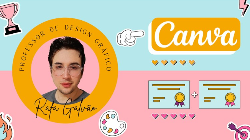 Capa: Baixar Canva Design Descomplicado: Curso Rafael Galvão Completo