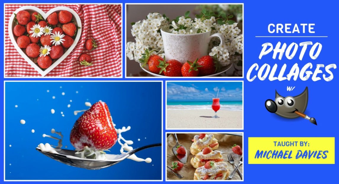Capa: Baixe Agora: Curso GIMP Colagem Michael Davies Completo