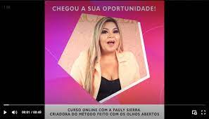 Capa: Baixar Curso Extensão Cílios Olhos Abertos - Pauly Sierra