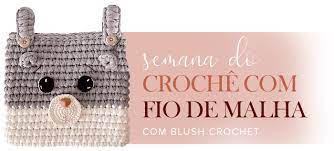 Capa: Curso de Crochê Fio de Malha Blush Crochet: Baixar Agora!
