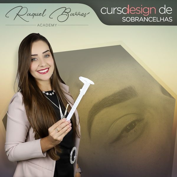 Capa: Baixar Curso Design de Sobrancelhas Raquel Barros: Curso Completo