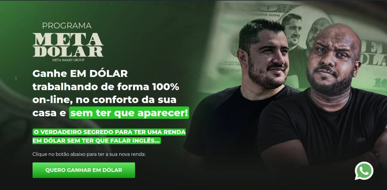 Capa: Meta Dólar: Baixar Curso Vini Rodrigues e Djônatan Leão!