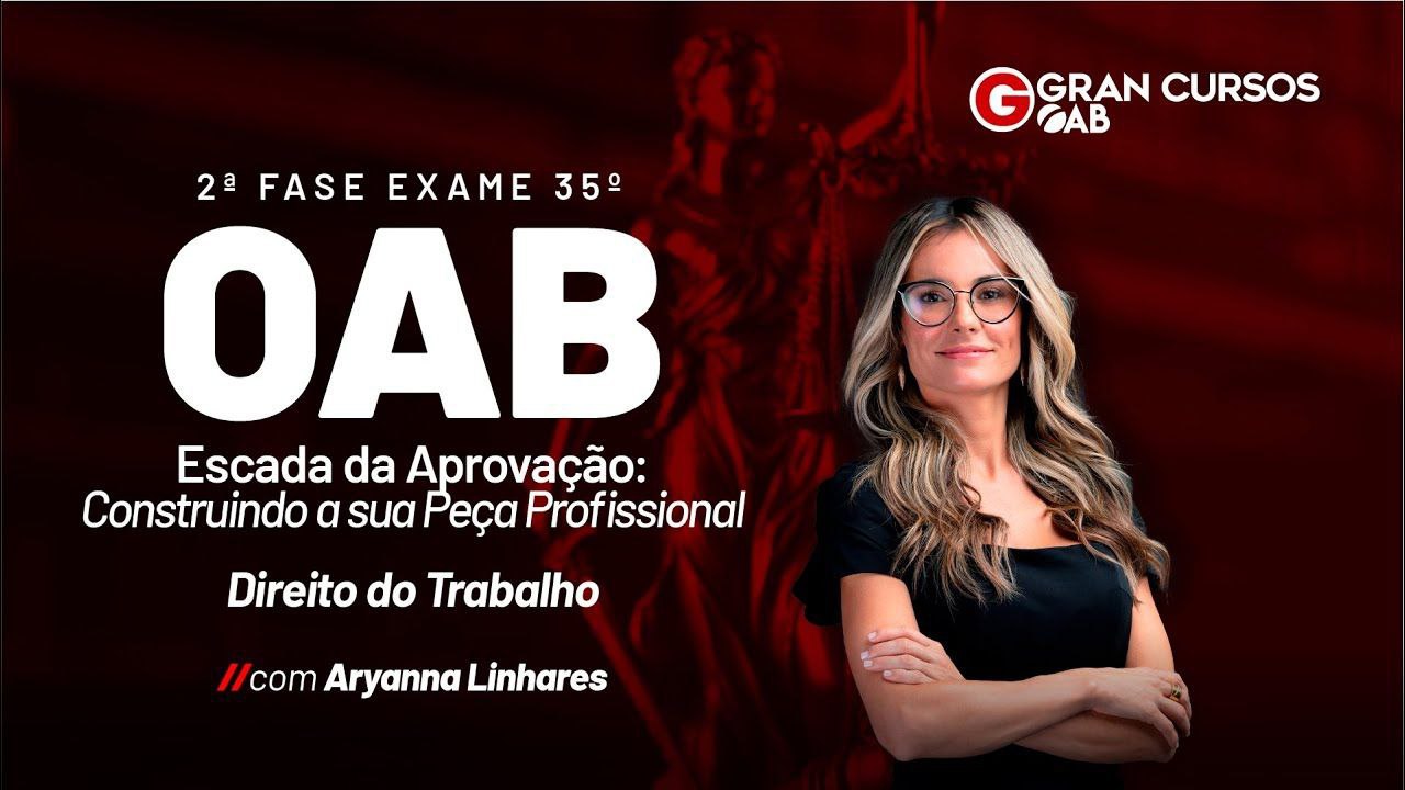 Capa: Baixar OAB 2ª Fase Trabalho 35º Exame CEISC: Curso Completo