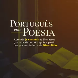 Capa: Curso Português com Poesia: Baixar Aulas de Gramática Aqui!