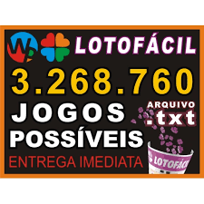 Capa: Lotofácil: Baixe 3.268.760 Combinações Agora!