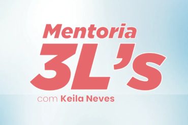 Keila Neves apresentando o curso Social Media 3LS, focado em sucesso financeiro nas redes sociais.