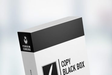 Capa do curso Copy Black Box de Jonathan Taioba com fundo estratégico de vendas online e elementos de SEO
