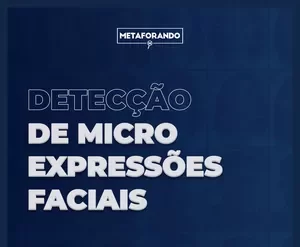 Pessoa analisando micro expressões faciais em tela, curso Vitor Santos