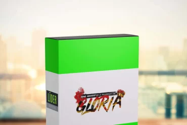 Homem expressando transformação de dificuldades em sucesso, com raios de luz emergindo de um fundo escuro.