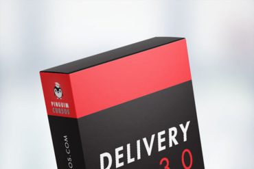 Capa do curso Delivery 3.0 Fabio Bindes com ícones de comida e vendas