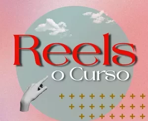 Capa do Curso Reels Pro Instagram com título em destaque e ícone de play