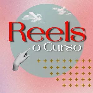 Capa do Curso Reels Pro Instagram com título em destaque e ícone de play