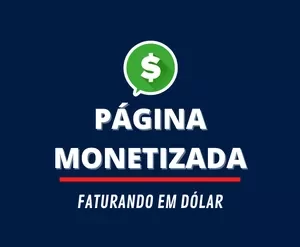 Capa do Curso Página Monetizada Leandro Silva com destaque para lucro e engajamento.