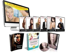 Homem confiante e atraente dominando a arte da sedução com o curso Formula da Sedução