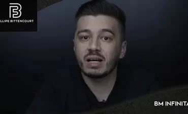 Tela de login do curso BM Infinita de Fillipe Bittencourt mostrando interface de gestão de BMs