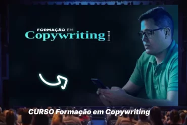 Capa da Formação Copywriter André Cia com conteúdo focado em marketing digital e vendas
