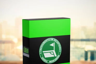 Danilo Monfardini ensinando estratégias de apostas em escanteios, com gráficos de lucros e ícones de dinheiro.