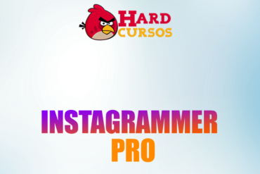 Hyeser apresentando o curso Instagrammer Pro, com ícones de crescimento e monetização do Instagram.