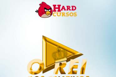 Gabriel de Souza apresentando o curso Rei dos Criativos com exemplos de design para redes sociais.