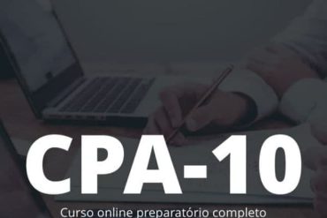 Capa do Curso CPA-10 Guilherme Almeida download com material de estudo