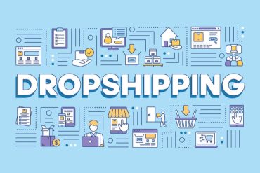 Capa do curso Dropshipping 2.0 de Iagor Gonçalves com design moderno e elementos de negócios digitais.