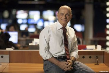 Ricardo Boechat ministrando aula sobre Jornalismo e os Caminhos da Profissão