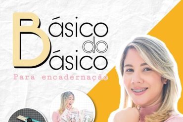 Capa do curso básico de encadernação com Lidiane Severiano
