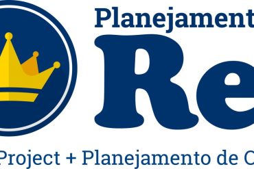 Capa do curso Planejamento Rei Pedreirão com ícones de planejamento e construção