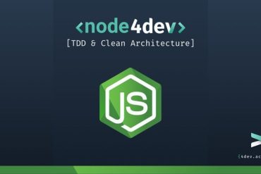 Capa do curso Node.js com TypeScript, TDD, DDD e Clean Architecture por Rodrigo Manguinho