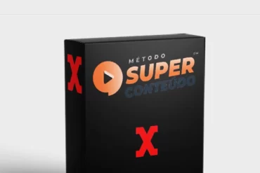 Capa do Método Super Conteúdo Max Peters com elementos de sucesso e gráficos de crescimento